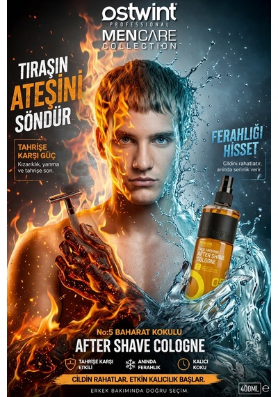 Ostwint After Shave Baharat Kokulu Tıraş Kolonyası No:5 400 ML
