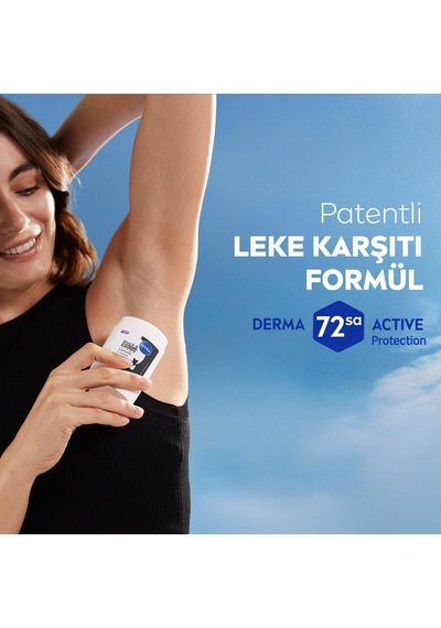 Kadın Stick Deodorant Black&white Invsible Authentic 50 Ml,terleme Karşıtı,meyve,çiçek Kokusu,kumaş Koruması,alkolsüz