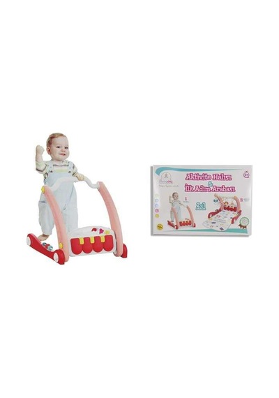 Birlik Oyuncak Babycim Aktivite Halısı ve İlk Adım Arabam Pembe