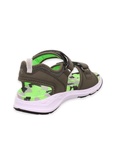 Superfit 000586 Criss Cross Haki Çocuk Sandalet Haki