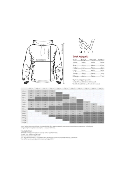 Lets Go Camping Çam Baskılı Siyah Erkek Kapşonlu Sweatshirt