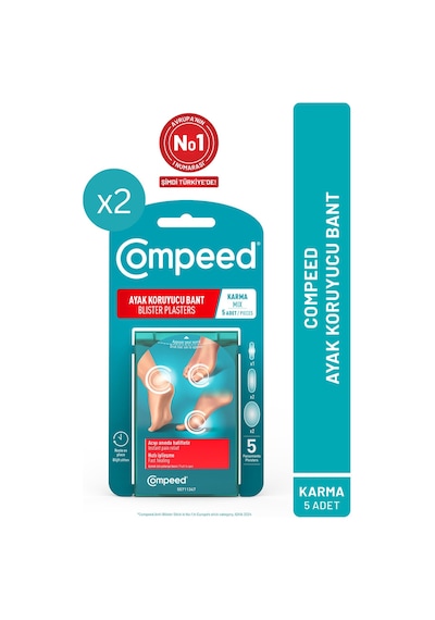 Compeed Acıyı Hızla Hafifleten Hidrokolloid Ayak Koruma Ve Yara Bandı Karma Set