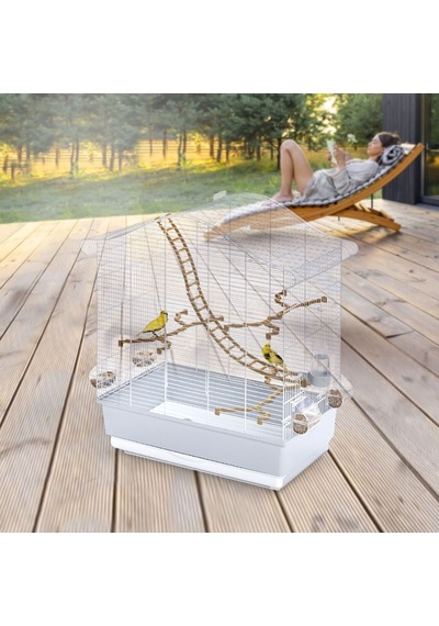 Imac - 592 - Elettra - New Kuş Kafesi Mavi/ - Csmo-tex - Beyaz 67x42,5x58,5cm