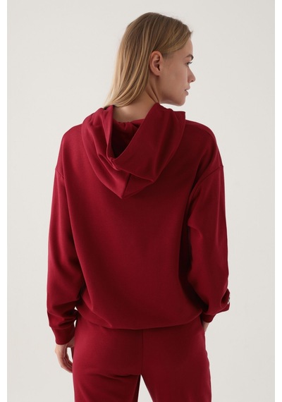 Harvard Kadın Bordo Sweatshirt 5274-42375 Bordo