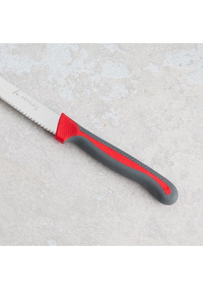 Aryıldız Plurex Tırtıklı Domates Bıçak Antrasit 11,5 Cm Renkli