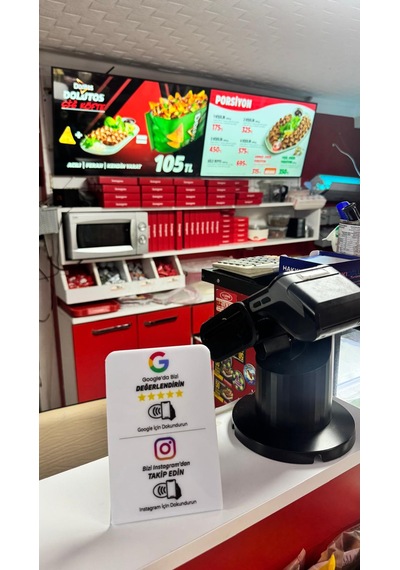 Duo Nfc Google Değerlendirme Ve Instagram Standı