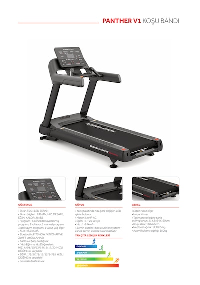 Diesel Fitness Panther Koşu Bandı