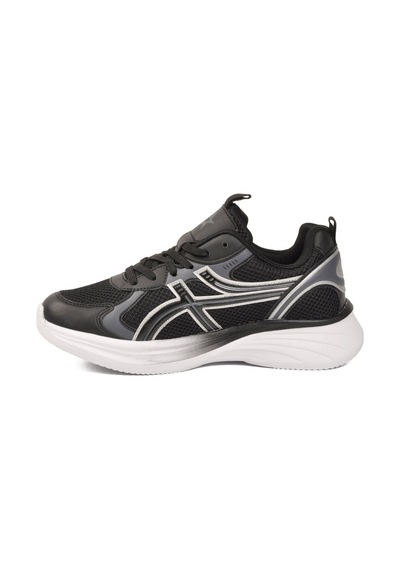 Ayakmod Siyah-beyaz Fileli Hafif Esnek Erkek Spor Ayakkabı 26113 M Siyah - Beyaz