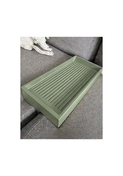 Koltuk Arası Tepsi Organizer Kumanda Standi 25x14 Cm Haki Haki