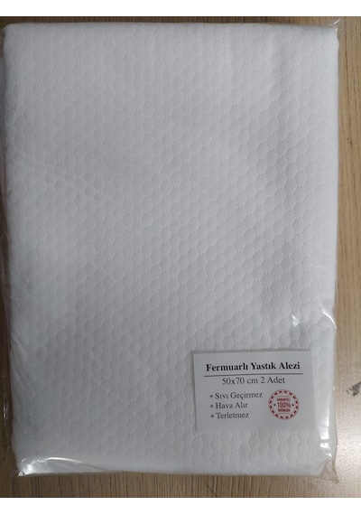 2 Adet Sıvı Geçirmez Fermuarlı Yastık Alezi
