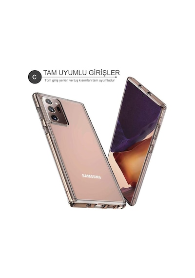Samsung Uyumlu Galaxy Note 20 Ultra Kilif Lens Kamera Korumali Silikon 422437444