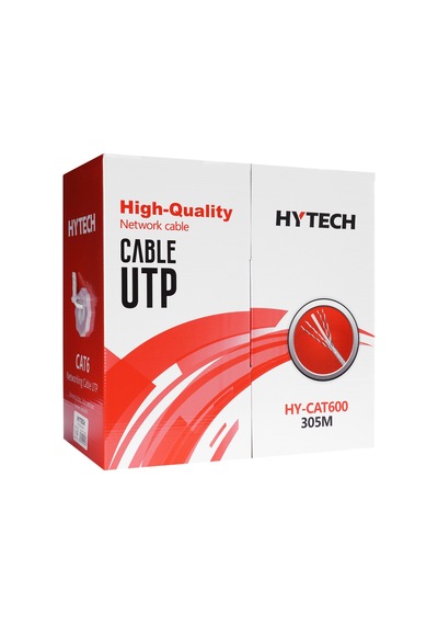 Hytech Hy-cat600, 25awg, Utp, Cat6 Kablo, 305m, Gri