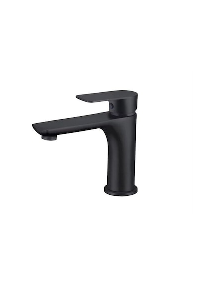 Siyah Lavabo Bataryası Pirinç Döküm Lavabo Musluğu