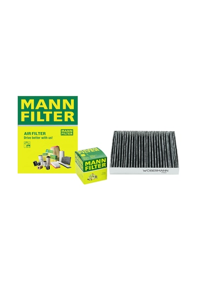 Mann-filter Ford Puma Iı 1.0 Ecoboost Filtre Bakım Seti 2019-2026 3lü Karbonlu