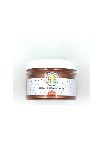 Hobiflex Epoksi Reçine Metalik Sedefli Pigment Toz Boya Terakota Renk 50 Gr
