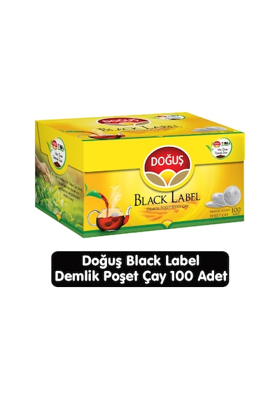 Doğuş Black Label Demlik Çay 100 Adet 1 Paket