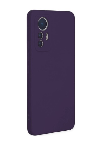 Mi 12 Lite Kılıf Nano İçi Kadife Silikon - Mor İtdark33259