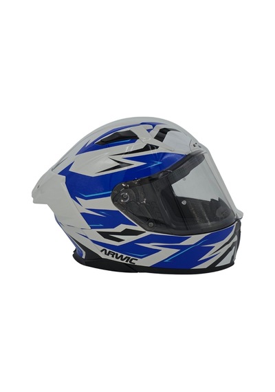 Arwic Fullface Motosiklet Kaskı Ar935 Storn Güneş Vizörlü Ece-r 22.06 Beyaz