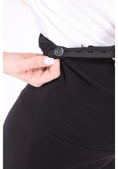 Luvmabelly Myra8500 Beli Ayarlanabilir Hamile Günlük Ev Pantolonu -siyah-siyah