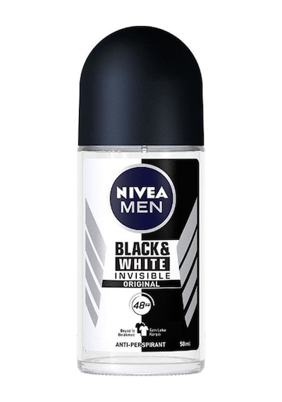 Nivea For Men 50 ml Invisible Black & White Roll On Deodorant