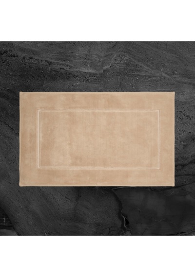 Soft Pete 2'li Banyo Paspası - Bej - 60x100 Cm + 50x60 Cm Renkli