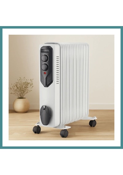 Trendexa 11 Dilimli Yağlı Radyatör Isıtıcı 2500w Ayarlı Termostat Mac Standart