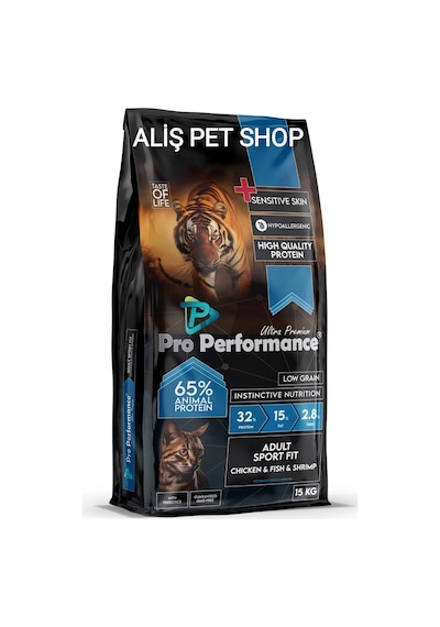 Pro Performance Kızılcıklı Tavuklu Karidesli Ve Somonlu Yetişkin Kedi Maması 15 Kg