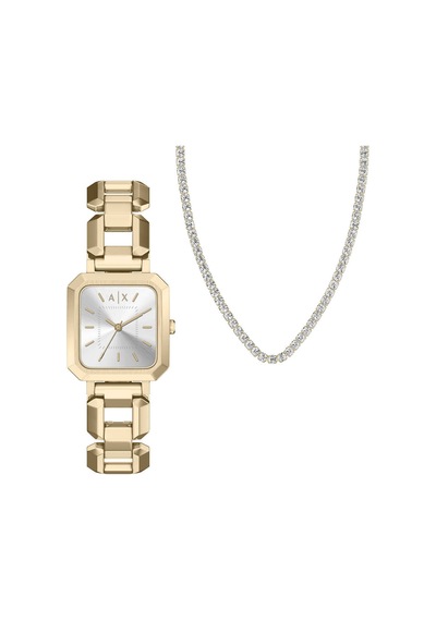 Armani Exchange Ax7186set Kadın Kol Saati Ve Kolye Seti Altın