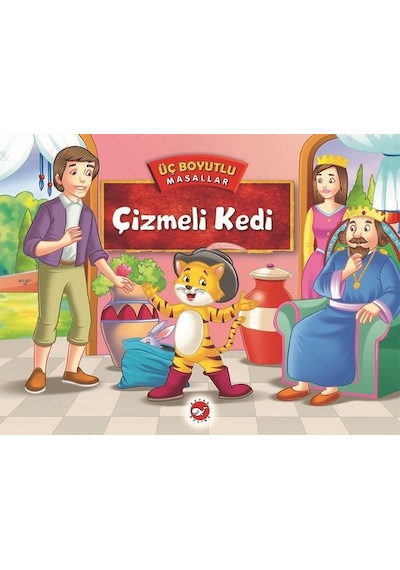 Üç Boyutlu Masallar-Çizmeli Kedi- Beyaz Balina Yayınları