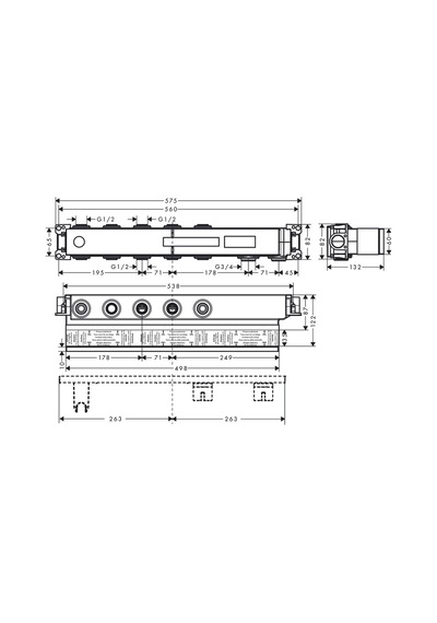 Hansgrohe Rainselect İç Set 3 Çıkış İçin