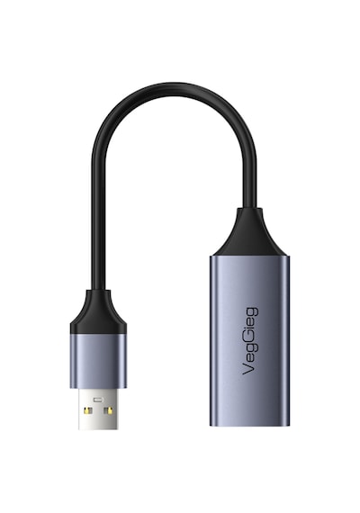 Veggieg Usb 2.0 100mbps Rj45 Lan Ethernet İnternet Çevirici Dönüştürücü