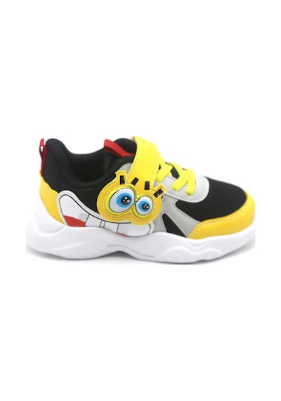 Pepino 1634 Unisex Çocuk Spor Ayakkabı Siyah Sarı Siyah - Sarı