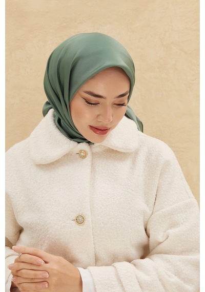 Silk Home Düz Shiny Eşarp - Çağla - Çağla