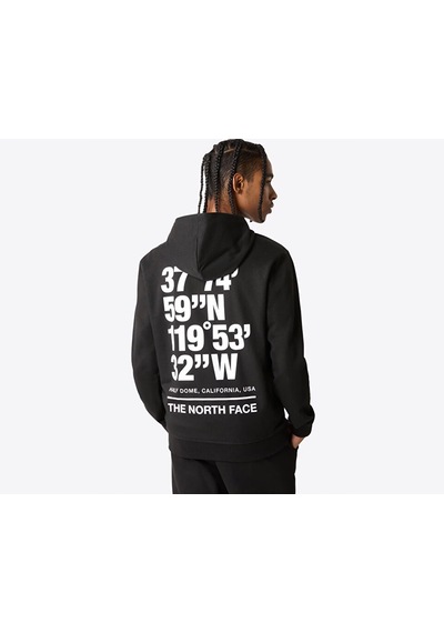 The North Face M Coordinates Hoodie Erkek Outdoor Sweatshirts Nf0a826ujk31 Siyah 001