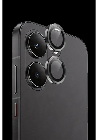 Xiaomi Poco X8 Pro Uyumlu Raze Metal Kamera Lens - Siyah Renkli