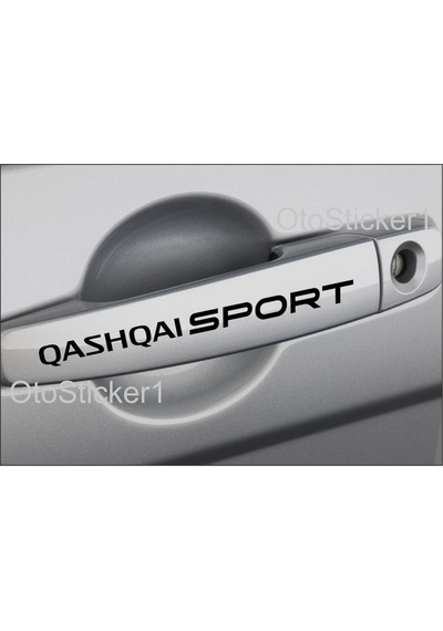 Oto Sticker Nissan Qashqai Sport Kapı Kolu Ve Jant Sticker 8 Adet