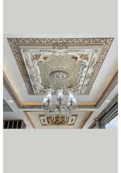 Diecor Dekoratif Polimer Mobilya, Duvar Ve Tavan Motifi Gümüş 16 X 16 Model:xa78