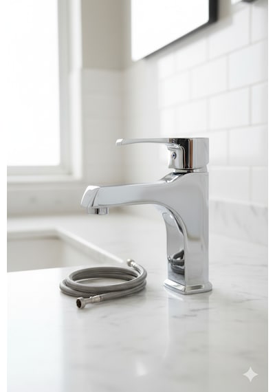 590-1 Lavabo Bataryası Lüks Ağır Tip Sabit Banyo Lavabo Musluğu Siyah Beyaz Gold Krom Krom