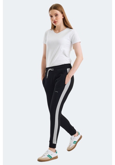 Slazenger Veva 2 Li Set Kadın Eşofman Altı Siyah - Gül