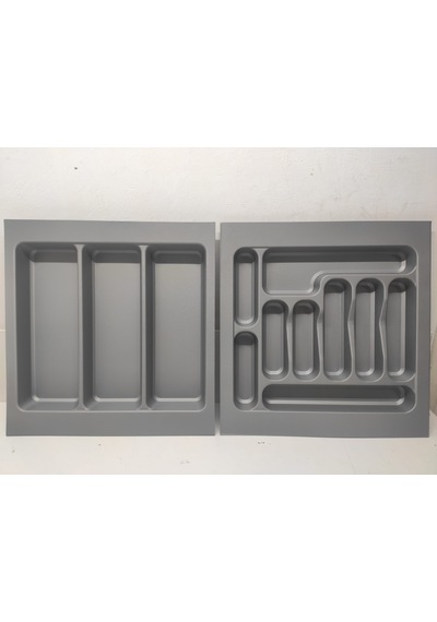 47/49 Cm 2'li Takım Cekmece Içi Kasıklık Ve Kepçelik Grı 43/40 Cm Kadar Kesılebılır 