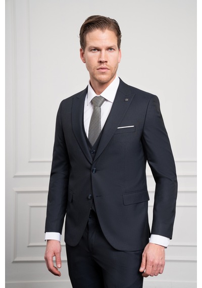 Morven Erkek Lacivert Trend Yelekli Slim Fit Dar Kesim Sivri Yaka Takım Elbise 25mc001046200 Lacivert Morven Erkek Lacivert Trend Yelekli Slim Fit Dar Kesim Sivri Yaka Takım Elbise 25mc001046200 Lacivert