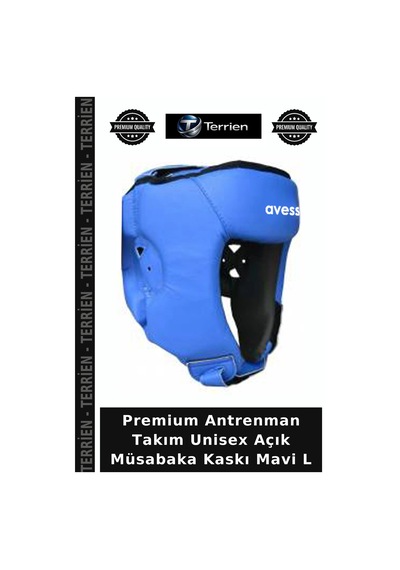 Premium Antrenman Takım Unisex Açık Müsabaka Kaskı Mavi L