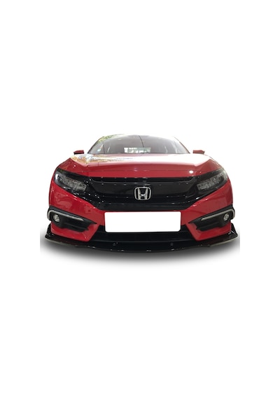 Honda Civic Fc5 Uyumlu Ön Tampon Altı Lip 3 Parça Kulaklı