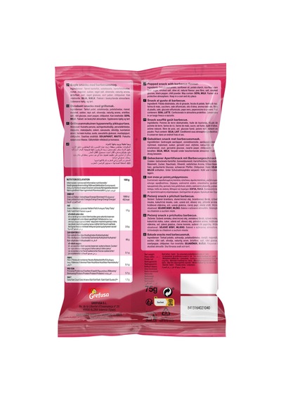 Barbekü Aromalı Fırınlanmış Cips 75 Gr