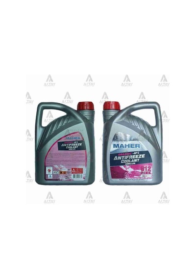 MAHER 11487 Antifriz Kırmızı Seri %50-14° %100 -40° 3 Litre
