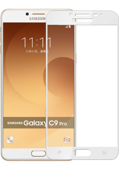 Samsung Galaxy Uyumlu C9 Pro Fiber Nano Kırılmaz Ekran Koruyucu
