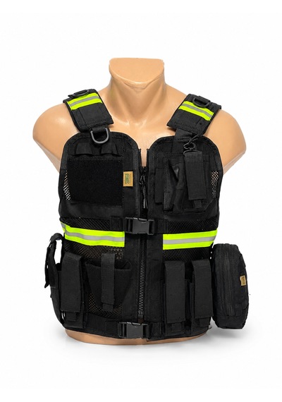 Süngü Tactical Jandarma Trafik Yeleği Siyah