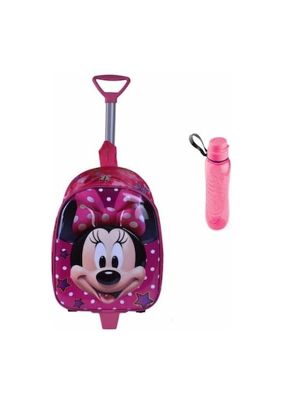 Çekçekli Minnie Mouse Baskılı Kabartmalı Anasınıfı Çantası + Mata Çekçekli Minnie Mouse Baskılı Kabartmalı Anasınıfı Çantası + Mata