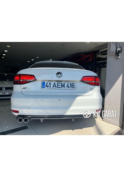 Kit Garaj Jetta Makyajlı Kasa 2014 R Difüzör - Yüksek Kaliteli Plastik Aerodinamik Tampon Eki Boya