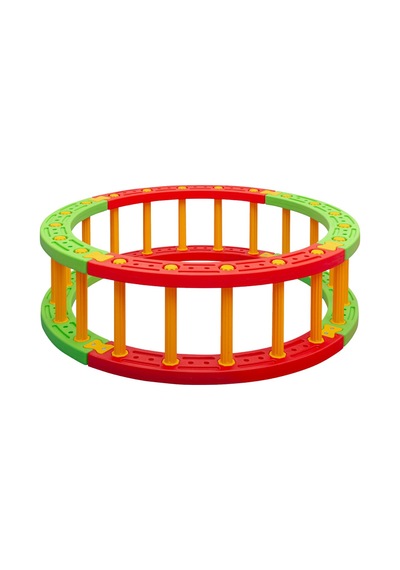 King Kids Yuvarlak Aktivite Kırmızı/yeşil